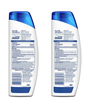 Head and Shoulders Men's 2-in-1 Charcoal Anti-Dandruff Shampoo & Conditioner Twin Pack - 12.8 fl oz Each - Buy Online on SooperMarket.com
