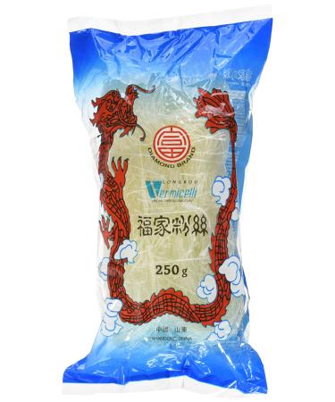 Diamond glass noodles long Lungkou Vermicelli pack of 10 (10 x 250g pack) 2.5 kg (1 pack)
