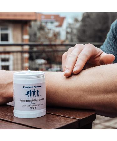 High-Quality Colloidal Silver Cream Forte - Double Concentration (100g) | Proven Recipe from Pestalozzi Pharmacy - International Shipping Available - Buy Online on SooperMarket.com