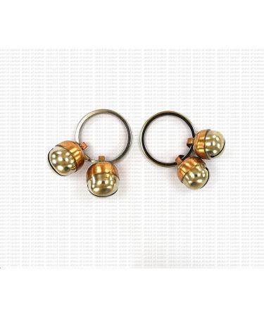 Abdul of Sialkot Extra Loud Brass Silver Bells Collar Charm Pet Tracker (Small) - Buy Online on SooperMarket.com