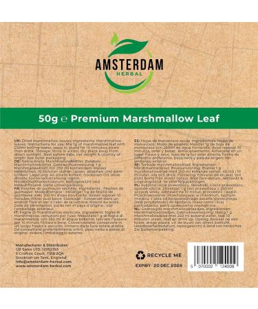 Amsterdam Herbal Premium Mix 50g - 100% Natural Marshmallow Leaf for Coffee Shops - Buy Online on SooperMarket.com