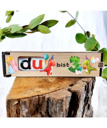 Gift boy 3 years - chocolate bar gift box incl. Duplo dino - gift 3 years boys & girls boy 3 years of gift ideas gift for 3 year old boys 3 year boy birthday 3 years 03 dino