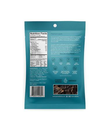 Prevail Grass Fed Beef Jerky Snack Packs | Keto, Paleo, Low Sodium | 12g Protein | Gluten-Free | 3 Pack - Buy Online on SooperMarket.com