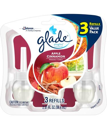 Buy Glade PlugIns Refills Air Freshener Starter Kit - Apple Cinnamon 2 Warmers + 6 Refills for Home & Bathroom | International Shipping Available - Buy Online on SooperMarket.com