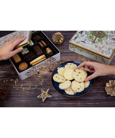 12 Days of Christmas Biscuits Tins Traditional Christmas Biscuit Tin of Shortbread Biscuits Scottish Shortbread Gift Set Biscuit Gift Box Christmas Tin of Biscuits Gift Sets for Women & Men - Buy Online on SooperMarket.com