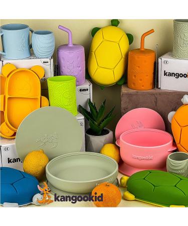 Kangookid Open Cup Set for Baby | 2 Handled Silicone Cups for Toddlers | Baby Led Weaning & Independent Drinking | Yellow | 6+ months - Buy Online on SooperMarket.com