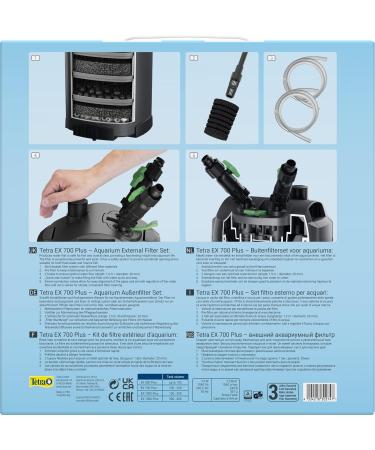 Tetra Aquarium External Filter EX 700 Plus | Powerful Filter for Aquariums Up to 200L | Crystal Clear Water for Fish - Buy Online on SooperMarket.com
