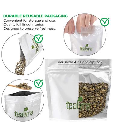 Tealyra Jade Taiwanese Formosa Oolong Tea - Naturally Grown - 110g - Medium Caffeine - Buy Online on SooperMarket.com