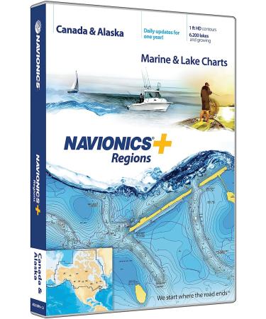 Navionics Canada Marine and Lake Charts - MSD/NAV+CA Plus SD/MSD Black - Buy Online on SooperMarket.com