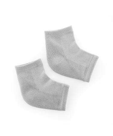 Innovagoods - moisturizing socks with gel pads natural oils and vitamin E ergonomic unisex breathable gray 1 unidad