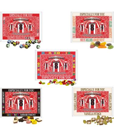 Stoke Football Shirt Personalised Gift Boxed Sweets Variety