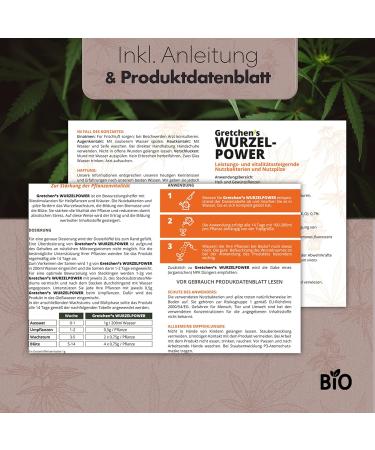 Gretchen Root Power Organic Microorganisms 150g - Vegan Plant Fertilizer & Floor Activator for Healing Herbs & Spices - Maximum Plant Vitality - Buy Online on SooperMarket.com