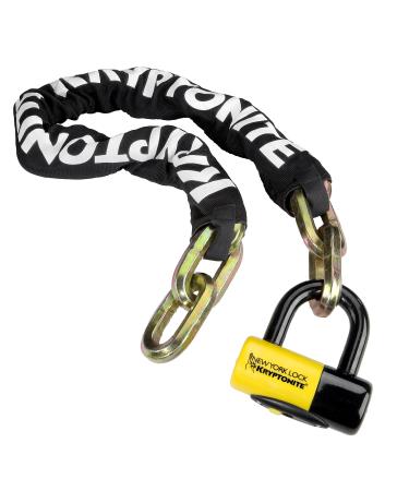 Kryptonite New York FAHGETTABOUDIT 1410 14mm Chain & New York Lock 15mm Disc Lock (1410) 14mm x 39" Single
