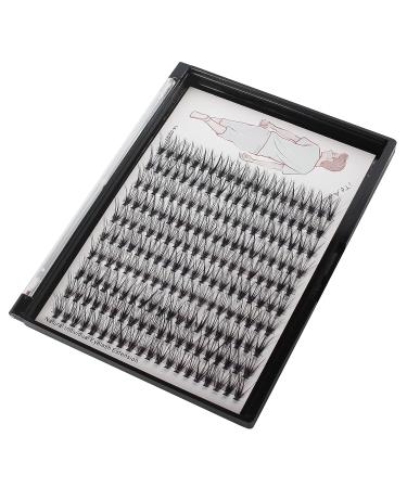 Dedila 8-20mm Handmade Natural Black Soft False Eyelashes - 200Pcs, 20Roots, 0.07mm Thickness D Curl Extensions (13mm) - Buy Online on SooperMarket.com