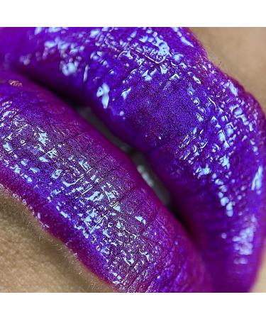 UNICORN SNOT Liquid Metal Lip Paint - Intense Pigment, Long-lasting Metallic Top Coat Lip Color in BOOM (Atomic Purple) - Gluten Free, Vegan, Cruelty-free | Waterproof Lip Makeup - Buy Online on SooperMarket.com