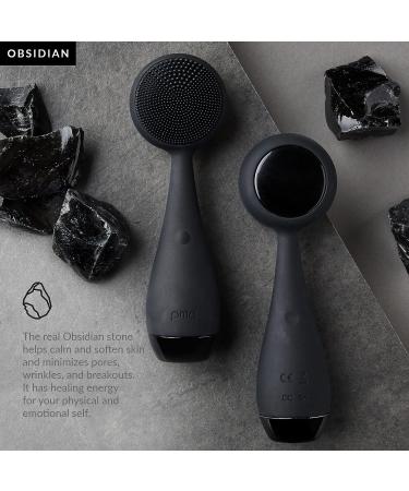 PMD Clean Pro OB: Silicone Brush & Obsidian Gemstone Massager for Clear, Youthful Skin - SonicGlow Vibration - Waterproof - Buy Online on SooperMarket.com