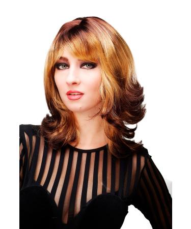 WIG ME UP Sexy ladies wig quality wig brown blonde wavy lace diva MARLI-YP4-273