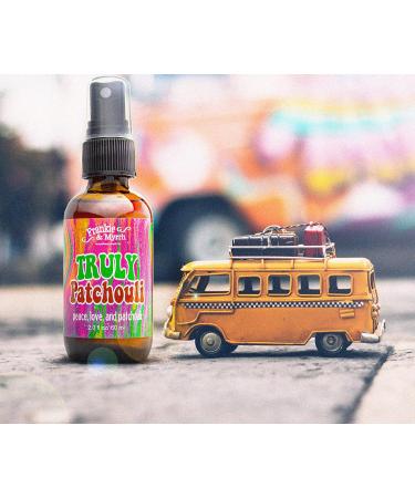 Dark Aged Patchouli Oil Perfume & Cologne | Earthy & Musky Aromatherapy Spray for Relaxation and Energy | Room, Linen, and Body Mist - Buy Online on SooperMarket.com