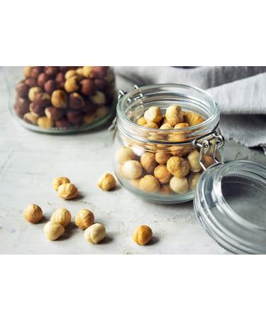 Organic Blanched Roasted Hazelnuts - Non-GMO Unsalted Vegan | 2 lbs Keto Snack for Baking & Salads - Food to Live - Buy Online on SooperMarket.com