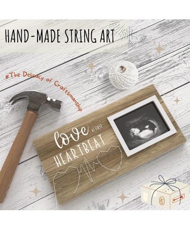 Baby Sonogram Picture Frame - Pregnancy Announcement & Gender Reveal Gift - 4x3 Ultrasound Photo Keepsake Frame - Buy Online on SooperMarket.com