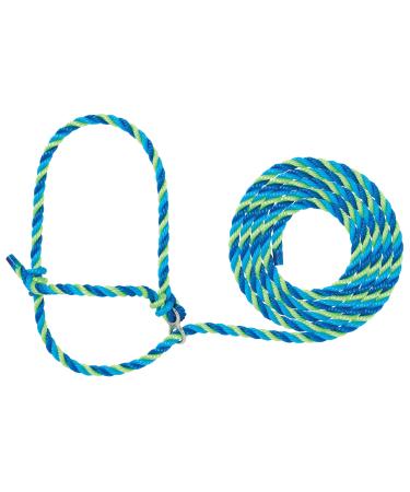 Weaver Leather Stierwalt Breaking Halter Blue/Hurricane Blue/Lime Zest