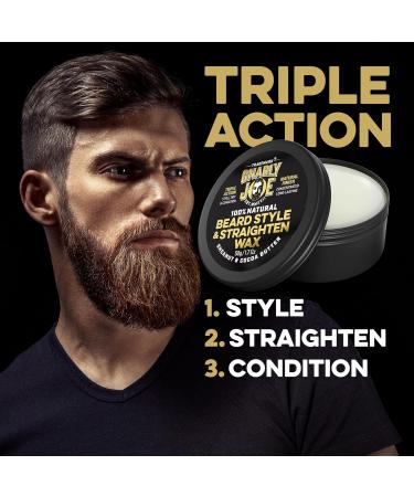 Gnarly Joe Beard Styling Wax for Men - 50g, 60ml Triple-Action Balm (Pack of 1) - Buy Online on SooperMarket.com