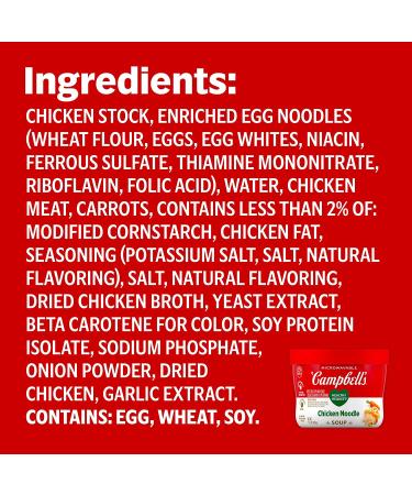 Campbell's Healthy Request Chicken Noodle Soup 15.3oz Microwavable Bowl - Case of 8 - Buy Online on SooperMarket.com