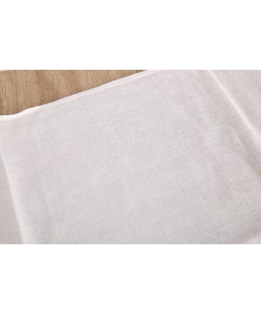 100% Cotton Double Gauze Burp Cloth Prefold Diapers - White 10 Count | 52 x 70cm | Busy Mom - Buy Online on SooperMarket.com