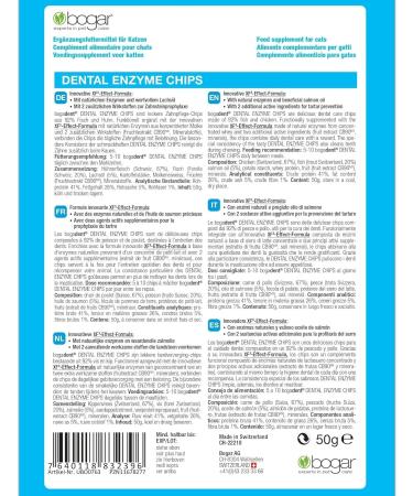 Buy Bogadent Dental Enzyme Chips for Cats Pack of 2 (50g) | International Shipping Available - Buy Online on SooperMarket.com