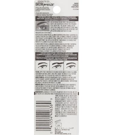 Maybelline Brow Precise Perfecting Eyebrow Highlighter Dark 0.04 oz - Long-lasting Definition and Precision - Buy Online on SooperMarket.com