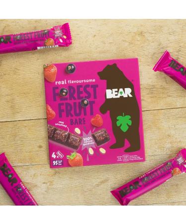 BEAR Forest Fruit Bars - Healthy Fruit Oat and Nut Snack - 27g (48 bars) - Buy Online on SooperMarket.com