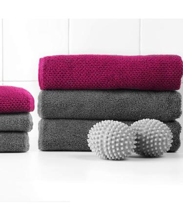 Kleeneze KL066077EU Tumble Dryer Balls - Set of 2 | Reduce Wrinkles & Save Time on Ironing | Reusable Washing Balls for Faster Drying & Softening Clothes | Non-Melting | 6.2 x 8.2cm - Buy Online on SooperMarket.com