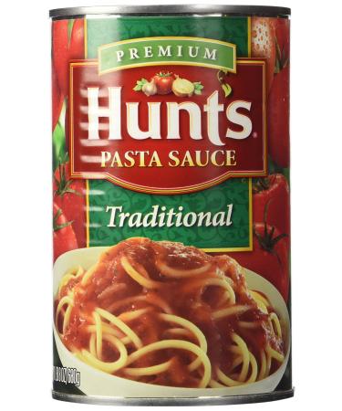 Hunt's, Premium Pasta Sauce, Traditional, 24oz Can (Pack of 6)