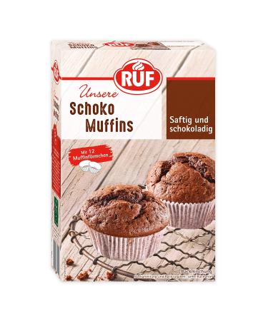 Call chocolate muffins baking mix for chocolate muffins with chocolate flakes with 12 muffin shapes suitable for cup cakes 8 Pack (8x300g)