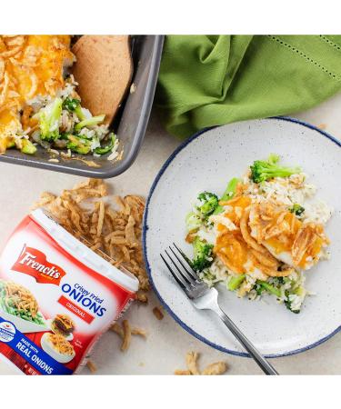 French's Original Crispy Fried Onions 6 oz - Crunchy & Delicious Fried Onions - Buy Online on SooperMarket.com