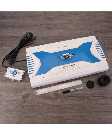 Pyle PLMRA620 6 Channel Marine Amplifier Receiver - 2000 Watt Waterproof Wireless Audio Amp with Dual MOSFET Supply and RCA Inputs - Buy Online on SooperMarket.com