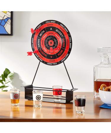 Crystal Clear Shot Glass Darts Bar Game Set - 10 Piece - Buy Online on SooperMarket.com