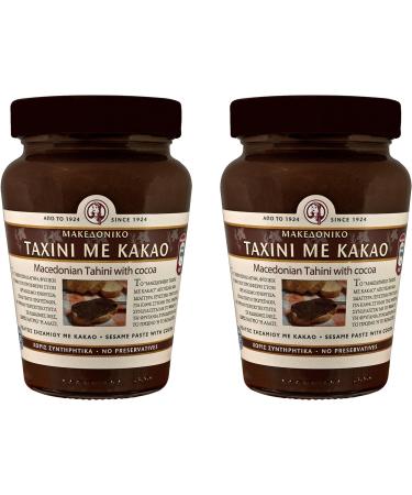 Macedonian Greek Tahini with Cocoa 700g Glass jar - Buy Online on SooperMarket.com