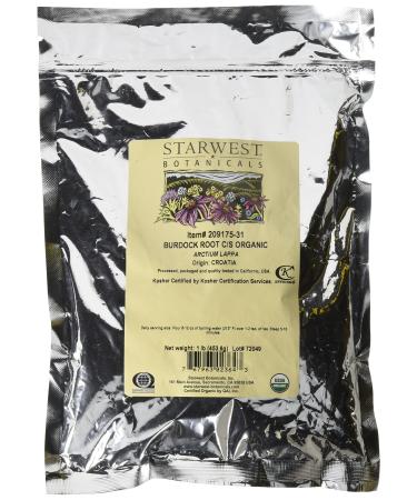 Organic Burdock Root C/S 1lb