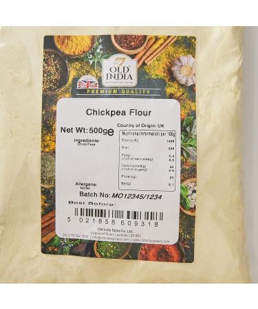 Old India Chickpea Flour 500g - Authentic 500g Pack for Delicious Indian Cooking - Buy Online on SooperMarket.com