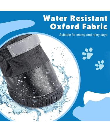 Hipaw XL Outdoor Dog Boots - Winter Dog Shoes Non-slip for Snow Rain - Black - Insole width 3.15 - Buy Online on SooperMarket.com