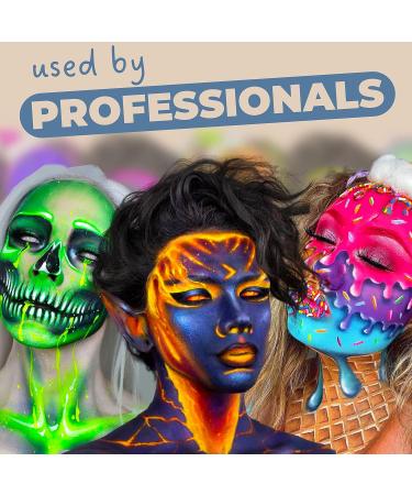Blue Squid PRO Face Paint - Pastel Ecru (30g) | Water Activated Body Makeup for Adults & Kids | Non-Toxic SFX Facepaint for Halloween - Buy Online on SooperMarket.com