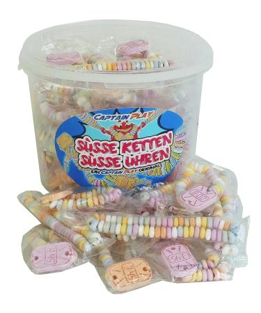 Buy CAPTAIN PLAY Retro Candy Box - 50 Specialty Sweets with Watches & Chains - International Shipping Available - Buy Online on SooperMarket.com