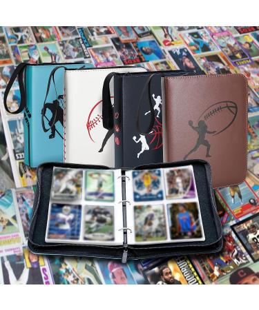 CLOVERCAT 4 Pocket Waterproof Trading Card Binder - Sports Theme Basketball Figure Display Holder for Pokmon, Yugioh, MTG & TCG - 400 Double Sided Pockets - Expandable - Buy Online on SooperMarket.com