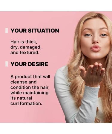 Simply Smooth Magic Potion | No Lather Cleansing Conditioner Co Wash - Hydrating Hair Care for Curls & Coils | 8.5 Oz - International Shipping Available - Buy Online on SooperMarket.com