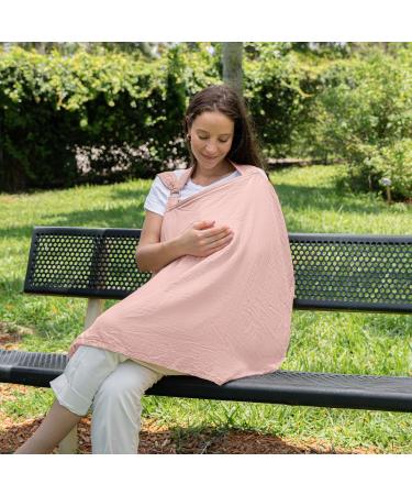 Comfy Cubs Lace Nursing Cover - Soft & Breathable Cotton Apron for Breastfeeding Moms - Buy Online on SooperMarket.com