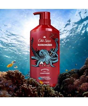 Old Spice Krakengard 2-in-1 Shampoo and Conditioner for Men 21.9 fl oz - Buy Online on SooperMarket.com