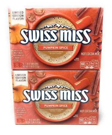 Swiss Miss Pumpkin Spice Hot Cocoa Mix Bundle of 2