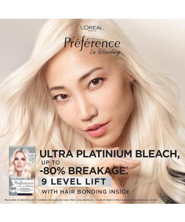 L'Oreal Paris Preference Extreme Platinum Blonde Hair Dye - Permanent Colour with 9 Levels of Lift - 1 Count - Buy Online on SooperMarket.com