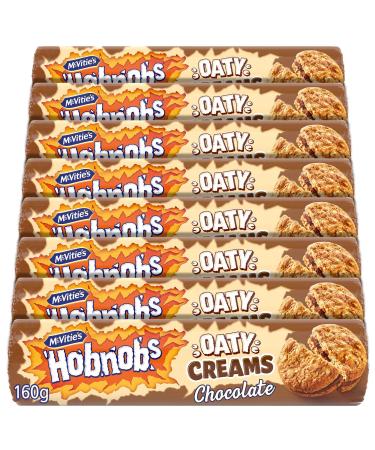 McVitie's Hobnobs Chocolate Cream Biscuits 160 g (24 Pack) Hobnobs Chocolate Cream 160 g (24 Pack)